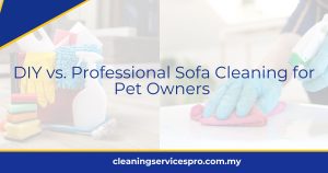DIY vs. Professional Sofa Cleaning for Pet Owners